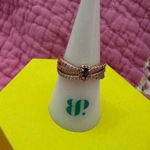 BP gorgeous rose gold with light blue stone